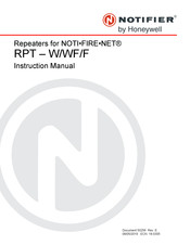 Honeywell NOTIFIER RPT-F Instruction Manual