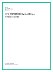 HP HPE 5900 Series Installation Manual