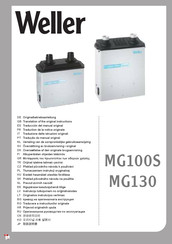 Weller MG130 Translation Of The Original Instructions