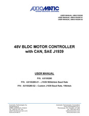 AXIOMATIC UMAX100280-01 User Manual