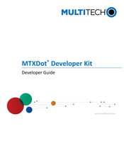 Multitech MTXDot MTXDOT-WW1 Developer's Manual