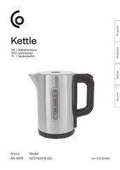 Clas Ohlson KEST4001A-GS Manual