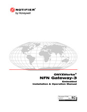 Honeywell NOTIFIER ONYXWorks NFN Gateway-3 Installation & Operation Manual