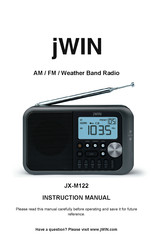 jWIN JX-M122 Instruction Manual