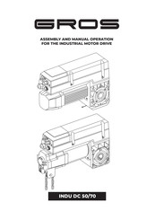 GROS INDU DC 50 Assembly And Operation Manual