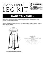 Pizzacraft PIZZA OVEN LEG KIT Owner's Manual