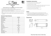 All Led ADRCV2430 Installation Manual & User Manual