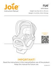 Joie rue Instruction Manual