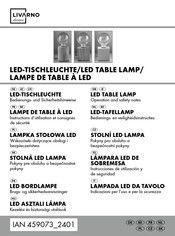 LIVARNO home 459073 2401 Operation And Safety Notes