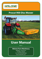 Malone Procut 900 Disc Mower User Manual
