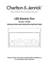 Charlton & Jenrick EE860 Installation And Operation Instruction Manual
