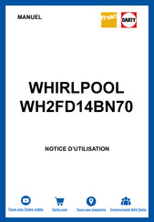 Whirlpool WH2FD14BN70 Daily Reference Manual