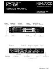 Kenwood KC-105 Service Manual