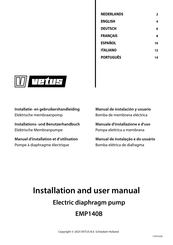 Vetus EMP14012B Installation And User Manual