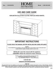 Home Decorators Collection 1001543703 Use And Care Manual