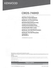 Kenwood CMOS-740HD Instruction Manual