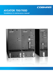 COBHAM AVIATOR 700 Installation & Maintenance Manual