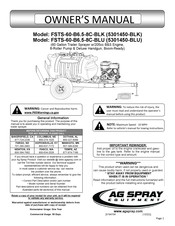 AG SPRAY FSTS-60-B6.5-8C-BLK Owner's Manual
