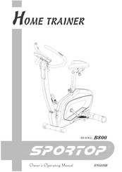 Sportop B800 Owner's Operating Manual