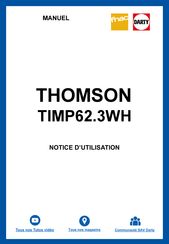 THOMSON TIMP62.3WH Operating Instructions Manual