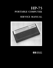 HP HP-75 Service Manual