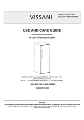 Vissani 1001857564 Use And Care Manual