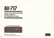 Sansui AU-717 Instruction Manual