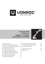 VONROC S3 GT503DC Original Instructions Manual