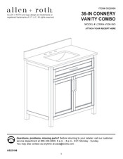 LF allen + roth L23064-VS36-WO Assembly Instructions Manual