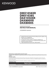 Kenwood DMX1038S Instruction Manual