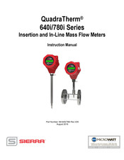 Sierra QuadraTherm 780i Series Instruction Manual