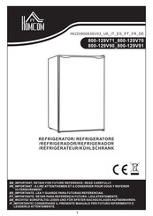 HOMCOM 800-129V70 Manual
