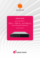 Check Point Quantum SMART-1 7000-UL Quick Start Manual