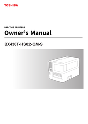 Toshiba BX430T-HS02-QM-S Owner's Manual