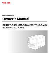 Toshiba BX420T-TS02-QM-S Owner's Manual