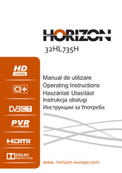 Horizon Fitness 32HL735H Operating Instructions Manual
