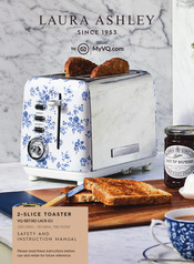 MyVQ LAURA ASHLEY VQ-SBT582-LACR-EU Safety And Instruction Manual