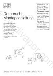 Dornbracht 20 705 882-FF 0010 Installation Instructions Manual