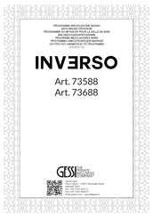 Gessi INVERSO 73688 Installation Manual