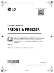 LG GS-L6104EV Owner's Manual