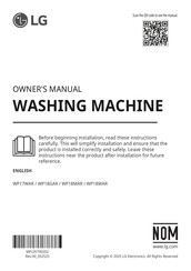 LG WP18MAR Owner's Manual