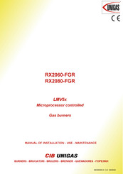 CIB UNIGAS RX2060-FGR Installation Manual