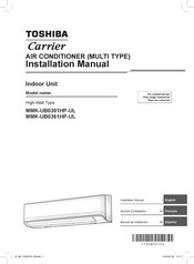 Carrier TOSHIBA MMK-UB0301HP-UL Installation Manual
