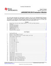 Texas Instruments LM5036EVM-294 User Manual