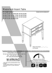 Ameriwood HOME Westerleigh 3619906COM Manual