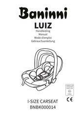Baninni BNBK000014 Manual