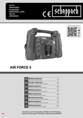 Scheppach AIR FORCE 5 Translation Of Original Instruction Manual