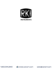 RKI Instruments 81-SDM6000-01 Manual