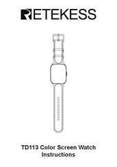 Retekess TD113 Instructions Manual