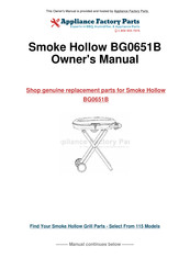 Grand Gourmet Pro BG0651B Owner's Manual